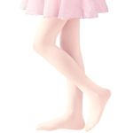 Ballet Tights Girls Dance Tights School Girl Footed Leggings Kids Ultra Soft Pantyhose Stockings 3-5 Years Toddler 1 Pack (Ballet Pink)