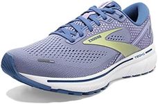 Brooks Women's Ghost 14 Athletic Road Running Shoes, Purple/Dutch/Lime, Size US 9