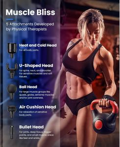 Bob and Brad X6 Pro Massage Gun – Metal Head, 55lbs Stall Force, Deep Tissue