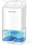 Dehumidifier, Dehumidifiers for Home, 1000ml Electric Small Dehumidifier for Bedroom(320 sq. ft), Quiet with Auto Shut Off 7 Colorful LED Portable Mini Dehumidifier for Wardrobe Bathroom Closet RV