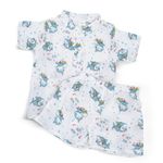 BAYBEE 100% Baby Muslin Cotton Jablas Set Dress for Kids | Comfort Summer Wear with Soft & Breathable Collar Free | Newborn Baby Clothes | Shirt & Shorts Set for Baby Boy Girl 6-9 Months (Shark (M)