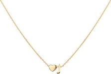 Glimmerst Initial Heart Necklace,18