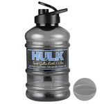 HAANS Hulk Gallon Protein Shaker Bottle 1.5 Liter (Black/Silver)