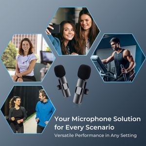 YRF Wireless Lavalier Microphone – Clip-On, Portable Audio