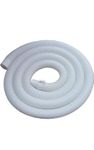 SRI KEERTHI PRIYA SPARES Washing Machine Outlet Pipe Corrugated Plastic Outlet/Drain/Extension Hose Suitable for All Fully/Semi Automatic Washing Machines Outlet - White (Pack Of 1) (3 Meter)