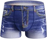 Evankin Men's Fake Jean Underwear C