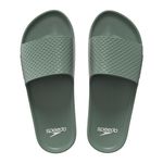 Speedo Men's Essential Slides | Pool Sliders | Quick Dry, Khaki, 11 UK