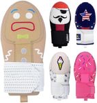 Sliding Mitt, Baseball Sliding Mitt Youth, Protective Baserunning Sliding Gloves, Baseball Protective Equipment (Gingerbread Man, Youth)