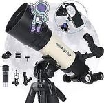 80mm Refractor Telescope for Adults Astronomy - Professional w/ stickers