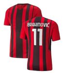 Sports Soccer Football Home Away Training Team Club kit Jersey T-Shirt (Kid's, Boy's & Men) L139 G8029 (36, IBM_RED)