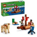 LEGO Minecraft The Pirate Ship Voyage Boat Playset 21259 Building Blocks Toys for 8+ Gift for Boys and Girls