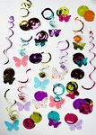 Amscan Swirl Decors Item, Assorted Sizes, Multicolor