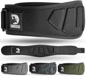 DMoose Fitness Weight Lifting Belt for Squats, Deadlift & Intense Workout - 6" Adjustable Fit Auto Lock Weightlifting Belt for Men & Women - Neoprene Gym Belts for Stability (Black 2.0)