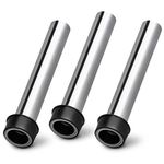 3Pcs Stainless Steel Drain Stopper Tube - 3 Compartment Sink Stopper Pipe for 1.75" Drains Bar Sink Stopper - Bar Sink Stoppers with Overflow Pipe