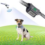 Electric Dog Fence GPS Wireless Dog Boundary Container, GPS Wireless Dog Fence Pet Containment System, Range Up to 3281 FT, Rechargeable Waterproof Collar, Suitable for All Medium and Large Dogs