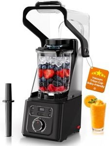 Professional Commercial Vacuum Blender, Freshness Locked In by Vacuum Technology, 2026 Upgraded 3000W/4HP Peak Power, 56oz Eastman Tritan Cup for Milkshake, Smoothie, Nut Milk, Hot Soup, Self-Clean