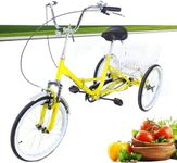 VonVVer 20" Folding Tricycle with B