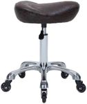 Whiterye Saddle Stool PU Leather Ro