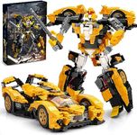 Sillbird Technic Racing Car Model & Robot Building Set, 2-in-1 Transforming Robot and Car Model Building Kit, Collectible Gift Idea for Boys & Girls（998 PCS）