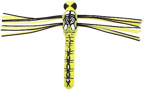 Lunkerhunt Dragonfly Lure | Realistic Topwater Fishing Lures for Bass, Double Skirted Wings, Perfect Trouth and Pike Lure, Weedless Bait (Meadowhawk)
