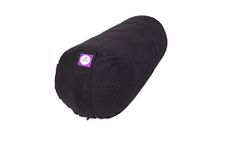 Yogikuti Cotton Yoga Round Bolster (Black)