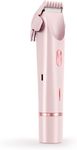 DISIPAI 2025 New Bikini Trimmer for Women,Dermave Bikini Shaver,2-in-1 Electric Razors for Women (Pink)