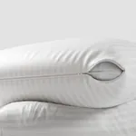 Set of 2 Pillow Protectors with Zipper Queen Size - 100% Resistant to Stains, Dust & Dirt - Washable Covers for Increased Pillow Lifespan