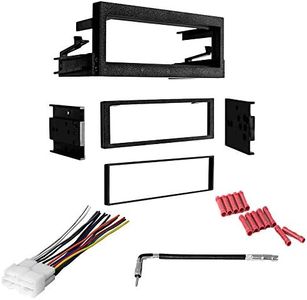 CACHÉ KIT854 Bundle with Car Stereo Installation Kit for Chevrolet Silverado 1500 1999 – 2002 in Dash Mounting Kit, Harness, Antenna Adapter for Single Din Radio Receivers (4 Item)