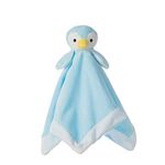 Apricot Lamb Luxury Snuggle Antarctic Plush Cute Penguin Infant Stuffed Animals Security Blanket Nursery Character Blanket (Blue Penguin, 14 Inches)