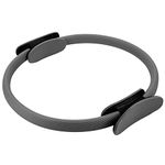 GOCART WITH G LOGO Yoga Circle Exercise Pilates Ring with Full Body Toning Fitness for Stretching, Relaxation (Gray)