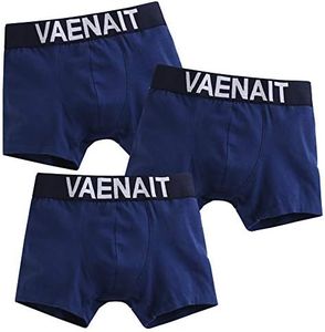 VAENAIT BABY Toddler Boys Boxer 3-Pack Underwear Set New Point Set 5 (Navy-III) S