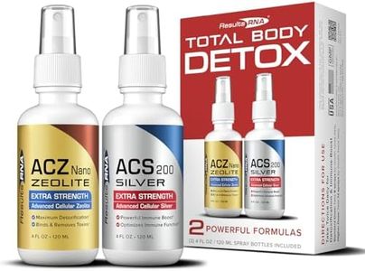 Results RNA – Total Body Detox Extra Strength System – ACS 200 Silver & ACZ Nano Zeolite are Clinically Proven to Detoxify & Boost Immunity. Recommended by Doctors Worldwide (2 oz)