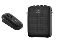 WinBridge WB005 Wireless Voice Amplifier with Bluetooth Lapel Microphone for Teachers,Portable Speaker and Wireless Clip On Microphone System, Mini Megaphone Speaker Mic Set 15W 2600mAh