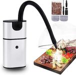 Smoking Gun BBQ Cold Food Smoker,Portable Cold Food Smoker Mini Handheld Smoke Infuser with Wood Chips & Cleaning Brush for Meat Steak Cocktail BBQ Cheeses Salmon Sausage
