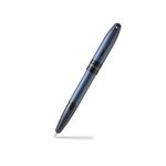 Sheaffer 9110 Icon Fountain Pen (Medium) - Metallic Blue with Glossy Black PVD Trim