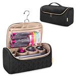 YARWO Travel Case Compatible with Airwrap/Supersonic Nural Hair Dryer/Corrale Hair Straightener, Shark HD102C Blow Dryer, Portable Storage Bag for Hair Tools and Accessories, Black(31 x 12.5 x 15cm)