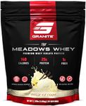 Granite Supplements The Meadows Whey Protein Isolate - (30 Servings) Whey Protein Powder - 140 Calories, 1g Fiber, 1g Sugar Protein Whey for Lean Muscle - Vanilla Ice Cream Flavored Protein Powder