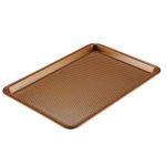 Ayesha Curry Nonstick Bakeware, Nonstick Cookie Sheet / Baking Sheet - 11 Inch x 17 Inch, Copper Brown