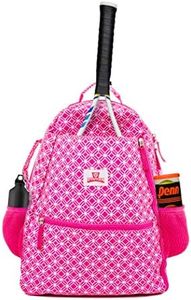 Tennis Racket Backpack for Women – Lightweight Tennis Bag Stores 2 Rackets, Balls, and Sports Gear – Backpack Only Pink