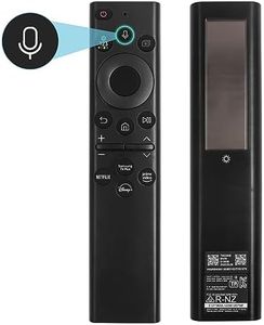 BN59-01385A Solar Voice Remote Control Replacement for Samsung Smart TVs 4k 8K Ultra HD Neo OLED QLED, The Frame and Crystal UHD Series 2021-2022 Models-with Bluetooth Rechargeable Solar Cell