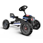 BERG Pedal Car Buzzy Police with soundbox | Pedal Go Kart, Ride On Toys for unisex, Ride on Toys, Outdoor Toys, Beats Every Tricycle, Adaptable to Body Length, Go Cart for Ages 2-5 Years