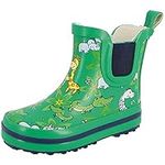 Beck Boy's Zoo Rain Boot, Green, 4.5 UK Child