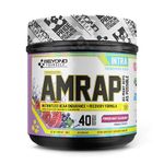 Beyond Yourself - AMRAP BCAA Endurance & Recovery Formula | 40 Servings | 7.2g BCAAs in Optimal 4:1:1 Ratio with added L-Carnitine and Magnesium | Supports Muscle Growth, Recovery, and Fat Metabolism | Vegan, Sugar-Free | Pomegranate Blueberry