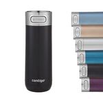 Contigo Luxe Autoseal Travel Mug, Stainless Steel Thermal Mug, Vacuum Flask, Leakproof Tumbler, dishwasher safe, Coffee Mug with BPA Free Easy-Clean Lid, Licorice