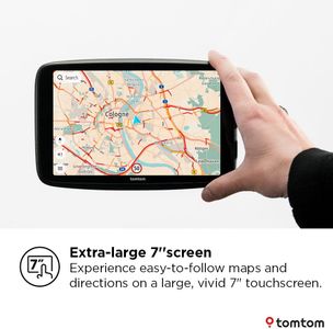 TomTom GO Navigator 7" Car Sat Nav – Europe Maps, Wi-Fi, Traffic Alerts