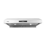 Vesta Atlanta 860CFM 30'' Stainless Steel Under Cabinet Range Hood With Dual Motor, Contemporary Design, Pro Performance, 6 Levels Of Speed, Touch Screen,LED Lights, Baffle Filters, And Oil Tray