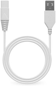 Freebird Replacement USB Charging Cable for Women's FlexSeries Shaver - White, Durable, Universal Compatibility