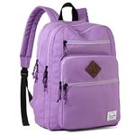 School Backpack for Women,Vaschy Unisex Large Bookbag Schoolbag Casual Daypack for High School/College/Teens/Travel/Work Purple