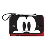 Picnic TIME Disney Mickey Mouse Blanket Tote Outdoor Picnic Blanket, Beach Blanket, Camping Blanket, (Red with Black Flap)