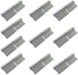 SRNETKJ 10 Pack 3-1/8" x 1" Weldable Lift Off Hinges Small Flag Hinge Detachable Door Hinges, Heavy Duty Steel Weld On Flag Hinge for Trailer Ramp Gate Door, Windows, Thickness 2mm, 3-IN-FLAG-10